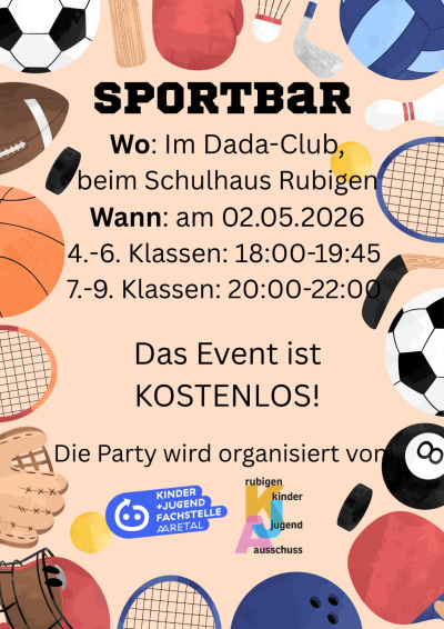 Sportbar Party im Dada für Schüler*innen