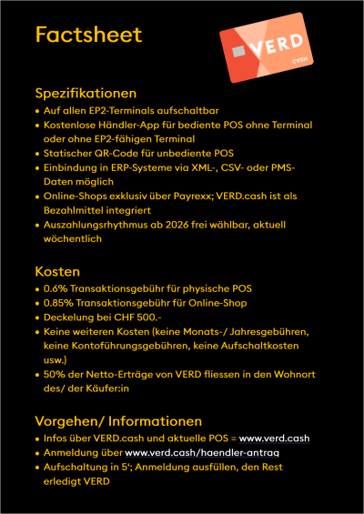 Gewerbeapéro der Gemeinde Rubigen – Fokus: Neues Bezahlsystem VERD