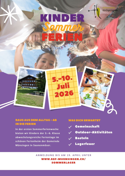 Kinder Sommer Ferien