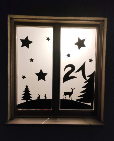 Adventsfenster in der Gemeinde Rubigen