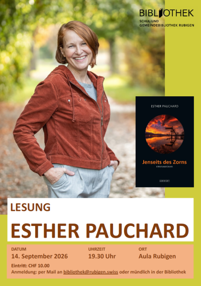 Lesung mit Esther Pauchard