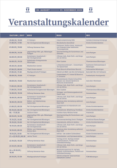 Veranstaltungskalender