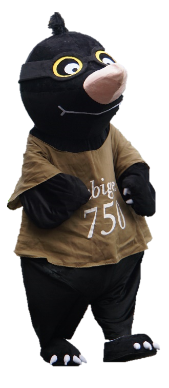 Maulwurf-Maskottchen