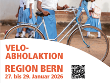 Veloabholaktion - Mit Berner Velos Menschen in Afrika vorwärtsbringen