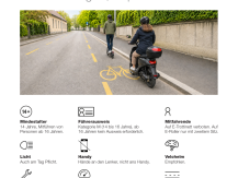 E-Trottinetts und E-Roller / Kenne die Regeln, respektiere die Limits