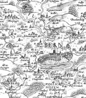 Karte von 1577-78